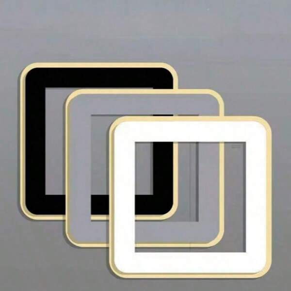 1pc Minimalist Luxury Style Switch Cover, Featuring A Simple Narrow-Edge Design. Made Of High-Quality Acrylic, With Dimensions Of 86mm X 86mm. Suitable For Switches, Switch Light Decoration Kits, And Sockets.