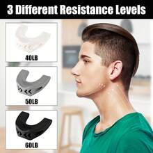 Jaw Exerciser,Jawline Exerciser For Men & Women,3 Resistance Jaw Trainer,Jaw Shark Toner, Jawline Shaper,Tighten & Tones,Facial Exerciser For Beginner Intermediate Advanced