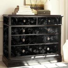 Black Peel And Stick Wallpaper 15.74" X 118.11" Emed Butterfly Vintage Textured Wall Paper Retro Solid Black Butterfly Contact Paper Self Adhesive Wallpaper For Countertop Cabinets Bedroom - 黑色 - 查看 6