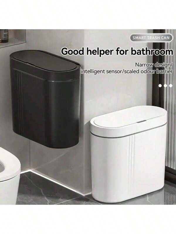 Intelligenter Mülleimer für den Haushalt, Mülleimer mit automatischer Sensoröffnung und großer Kapazität für Küche und Bad