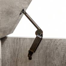 Butterslay 1pc Farmhouse Lift-Top Coffee Table With Flip Top, Storage Table With Hidden Compartments, Center Table For Small Space, Guest Room, Living Room, Apartment - Xám - Xem 8