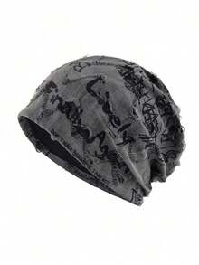 1pc New Personalized Letter Velvet Beanie Hat, Lightweight Summer, Outdoor Sports, Cool Men's Hat, Unisex Casual Spring/Autumn Cap - Nhiều màu - Xem 4