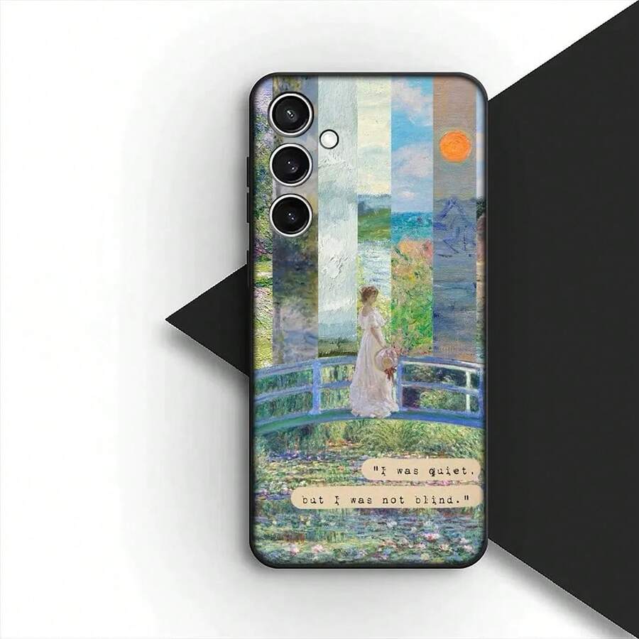 Claude Monet Cat Impressionism Waterlily compatible with Apple  15 16 Plus 13 11 12 Pro Max X XR ProMax 15+ 16Plus 16E Cover Case, Cover compatible with funda  17 pro max, funda  17 pro, funda  17, funda  16, funda  16 pro max, funda  15 - 10 - Ver 1