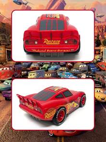 Disney Toys, Disney Pixar Cars, Large Friction Powered Cars. Interesting Plastic Baby Friction Powered Car Toy Gifts. Birthday Gifts And Children's Birthday Gifts. - Multicolor - View 6