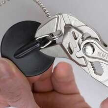 KNIPEX Tools - Llave de alicates, acabado negro, multicomponente (8602250)(Agarre cómodo de 6 pulgadas) - Tipo 1 - Ver 8