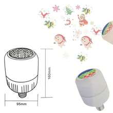 Lampada Projetor Natal Refletor Desenhos Natalinos Led E27 Bivolt