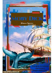 Moby D… o La Ballena - Libro del   Autor: Herman Melville    Colección: Biblioteca Escolar. (Síntesis Del Libro) Edad: + 12 años. Género: Literatura Universal.  Formato: Pasta Blanda Páginas: 95 Medidas: 21 cm x 14 cm. Peso: 127 g.  Código: 9786071419774.     Síntesis del libro - Con Guía de Trabajo – Preguntas De Comprensión Lectora - con Ejercicios y Actividades Didácticas. – Para jóvenes de 12 años en adelante. En busca de trabajo, el joven marinero Ishmael se dirige al puerto de New Bedford para unirse a la tripulación del Pequod.  Sin embargo, lo que parecía ser una simple jornada de cacería, es en realidad un plan de venganza orquestado por el capitán Ahab.  Aquel viejo lobo de mar que no descansará sino hasta dar muerte a Moby D., la enorme ballena blanca que tiempo atrás devoró la mitad de su pierna.  A bordo del más famoso buque ballenero, el lector experimentará grandes aventuras, tormentas, desastres y leyendas marítimas - Libro único - Ver 3