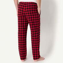 Essentials Men's Flannel Pajama Pant - Rojo - Ver 5