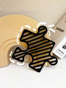 1pc Puzzle-Style Heat Insulation Mat, Interlocking Placemat, Heat Resistant Pad - Multicolor - View 6