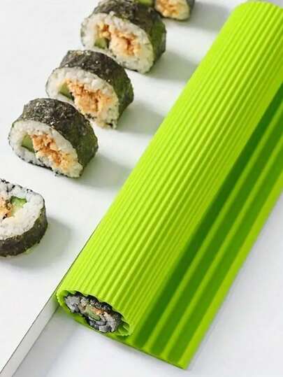1pc Sushi Making Tool - Heavy Duty Sushi Rolling Mat With Non-Slip Surface, Suitable For Home, Restaurant, Party Kitchen - Easy To Clean Sushi