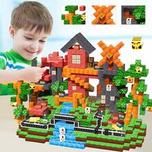 Magnetic Building Tiles Set, Includes Farm & Handcraft Themes, Children's Educational STEM Toys, With Iron Box Storage, Creative Gift For 3-8 Years Old Boys And Girls