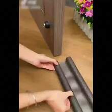 Self-Adhesive Silicone Door Sealing Strip - Noise Reduction, Waterproof, Suitable For Various Surfaces, Plastic, 1-Pack - White, Black, Or Gray 11,000 Units Sold. This Adjustable Door Draft Seal Features A Flexible, Non-Stick Bottom Seal For Gaps Under Doors, Windows, Shower Glass, And More. , Garage-Friendly, And Easy To Install - Multicolor - View 5