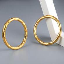 1只5毫米4克不锈钢圆形耳环，时尚纹理耳塞耳廓扩张器身体穿刺饰品 - 1528 - 查看 10