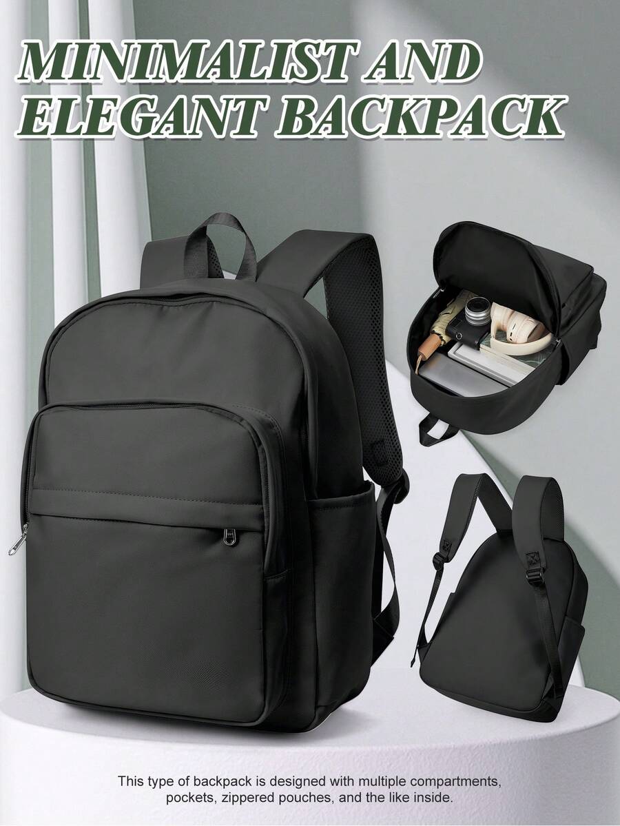 Mochila impermeable para portátil para hombres - Bolsa de transporte ligera de 15.6 pulgadas, mochila casual para ir y venir, bolsa de viaje de mano para negocios/trabajo/escuela/universidad, bolsa profesional para enfermeras y maestros, mochila impermeable - Multicolor - Ver 1