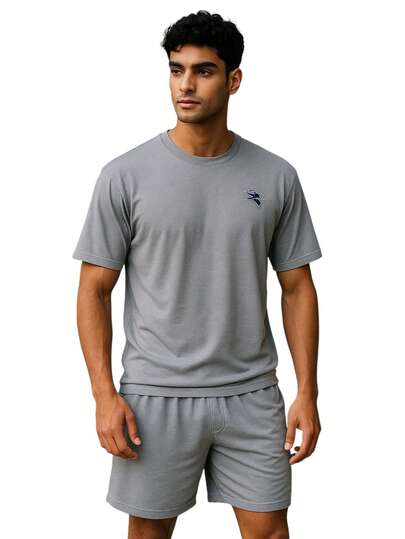 Pijama Masculino Meia Manga Lizo Adulto em malha Verão