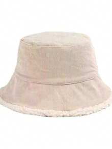 新款时尚百搭优质渔夫帽，女款秋冬春款，双面绒毛，时尚小巧修脸设计，保暖 - 彩色 - 查看 4