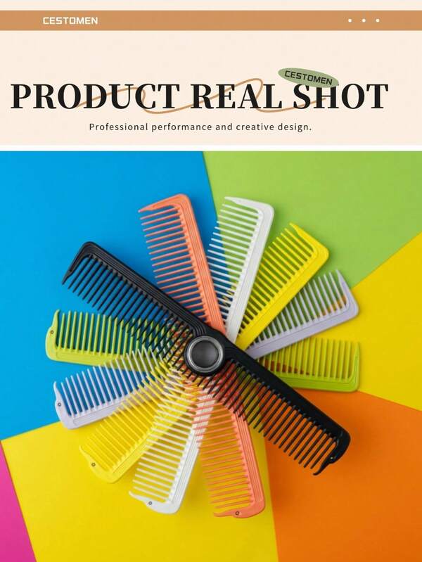 一款高性能PEK工程塑料专业美发沙龙剪刀梳，带旋转眼轴，可缓解压力；宽齿女士发梳；防静电；时尚设计；是返校、旅行和居家使用的理想之选；发梳；后梳；造型梳；卷发梳；边缘梳；梳子；梳头；发梳套装；梳头；卷发梳；解结梳；女士发梳；头发；旅行；美发产品；美发工具；美发用品；理发师；理发师配件；理发店；美发设备