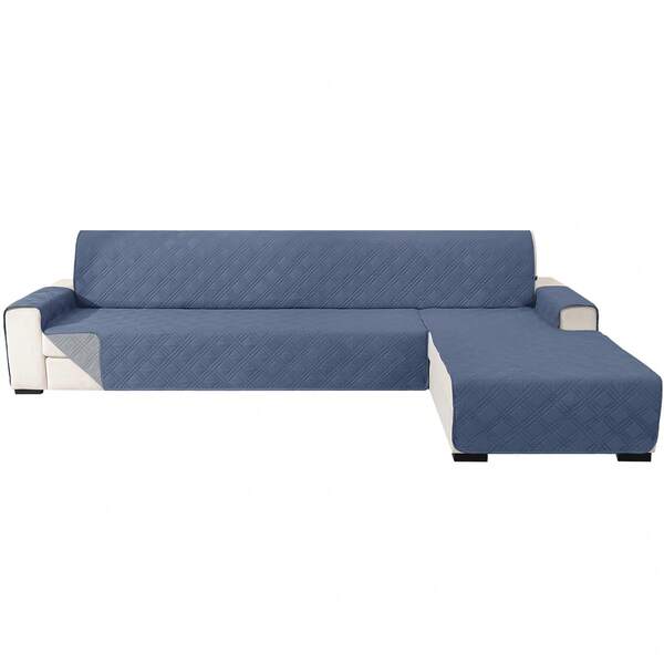 YSTYLE Pokrowiec na sofę jednoosobową z podłokietnikami, dwustronny, odporny na zarysowania, przyjazny dla kotów, pikowany pokrowiec na sofę, uniwersalny pokrowiec na sofę