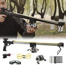 1set Outdoor Hunting Retractable Slingshot Set, High-Quality Shooting Equipment, Special Set For Shooting Practice And Competition, Holiday Gifts And Birthday Gifts For Family And Friends - 彩色 - 查看 1