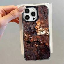 Funda de Carcasa Suave con Diseño Retro de Óxido para iPhone 16e 11 12 13 Pro Max 14 15 16 Plus - Mix04 - Ver 12