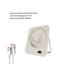 GICOOK Portable Mini Fan, USB Desktop Fan, Multi-Functional Rechargeable Fan, Personal Silent Fan, Small Desktop Fan. Suitable For Bedrooms, Kitchens, Offices, Keeping Any Place Cool.