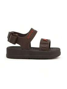 Children's Sandal Boys Girls Baby Soft Lightweight Comfortable Fashion Children's School Casual - 鏽棕色 - 查看 4