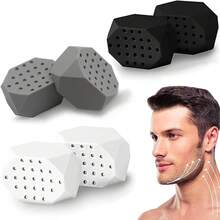 Ejercitador de cara y cuello,Ejercitador de Mandíbula Facial,Mandibula Ejercicio,Ejercitador para elevar la mandíbula,entrenador de músculos de mandíbula para hombres/mujeres (6 pcs) - 6 - Ver 3