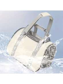 1pc Foldable Breathable Pet Carrier Backpack, Suitable For Small Dogs And Cats, Portable Sling Bag