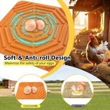 舒适鸡窝垫 - 保暖、防潮、防滑，适用于雏鸡和育雏箱