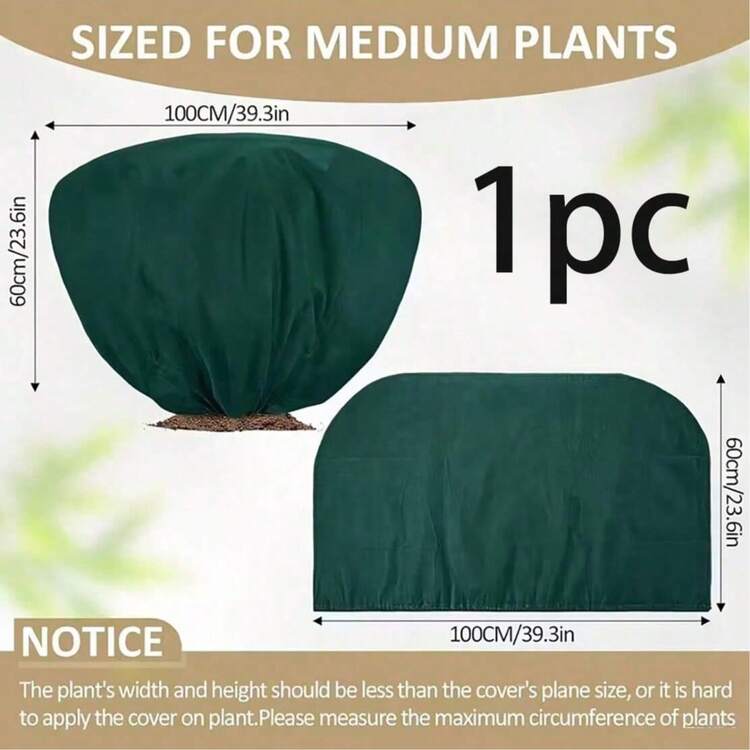 Plant Covers, Winter Drawstring Plant Covers Warm Plant Protection Bags, Frost Blankets To Protect Fruit Trees, Potted Plants From Freezing, Cold, Animals Eating, Suitable For Winter Frost Protection, Protect Outdoor Fruit Trees, Plants, Shrubs, Reusable Plant Protection Drawstring Bags For Outdoor Plants Against Frost, Freeze, Sun, Birds And Insects - Multicolor - View 20