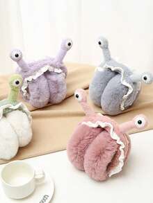 1pc Women's Cute Warm Windproof Ear Muffs, Foldable Thick Ear Warmers For Students, Cycling, Winter