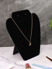 1pc Foldable Necklace & Bracelet Display Stand, Jewelry Organizer Holder For Necklaces, Bracelets, Earrings, Rings - Multicolor - View 12