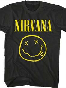 Camiseta para Hombres de la Banda - Negro - Ver 1