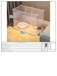 Large Indoor Pet Fence, Freestanding Cat Cage Dog Playpen With Spacious Area, Modular Assembly Cat Crate - Multicolor - View 13