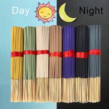 10,04 cala (25,5 cm) ręcznie robione kwiatowe kadzidełka w stylu vintage z bambusa, 12 zapachów popularnych wśród kobiet, czyste z niewielką ilością proszku, odpowiednie do domu, hotelu, studia jogi, długotrwały zapach i oczyszczanie powietrza, 30 sztuk/opakowanie