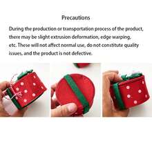 Christmas Tree Ornaments Cute Present Box Ornaments Hanging Decorations For Home - Watermelon Red - View 5
