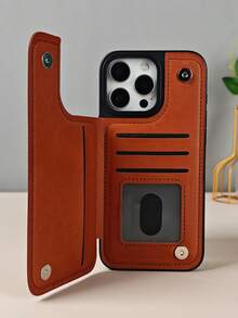 GALLAPLE Wallet - Style Mobile Phone Case Black White Heart Pattern Phone Case Cover Cute Love Design Protective Shockproof Slim Fit Fashion Accessory, Phone Case Comes With A Magnetic Slot Holder, Making It More Convenient To Store ID Cards For IPhone 17Promax 17Air 17Pro 17 16Promax 16 15 14 13 12 Plus Pro S25Ultra 25 24 23 22 Plus Case - 黑色 - 查看 8