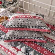 TieyaChkis - Juego de funda de sofá cama de 5 piezas para cama individual, edredón ligero para todas las estaciones, con fundas a juego y almohadas decorativas, funda de cama de doble cara, 39 x 75(Rojo y gris 39"x75") - Tipo 1 - Ver 5