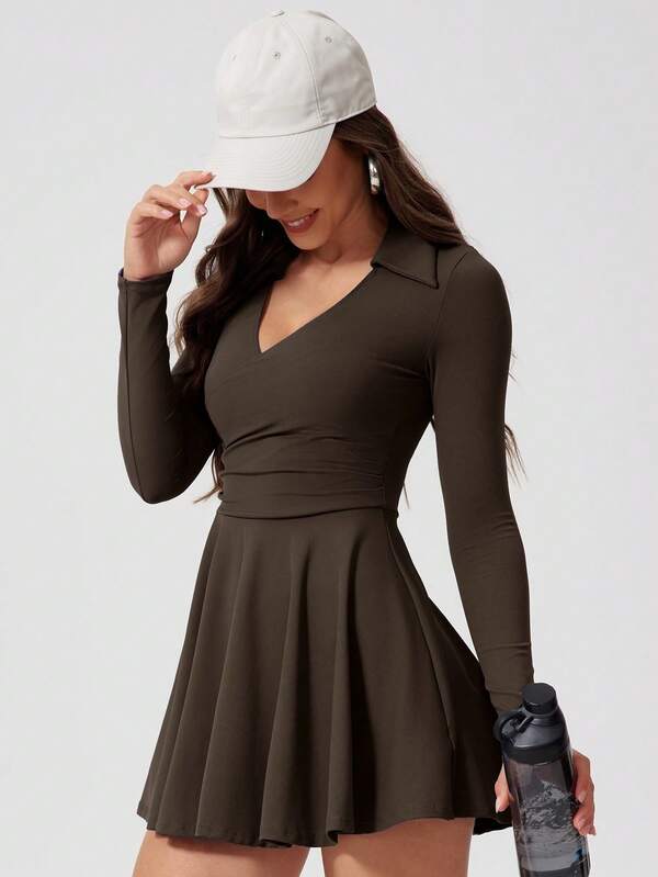 MASKERT Vestidos de mujer, ropa deportiva, ropa de yoga, ropa de tenis, ropa deportiva para mujer, cómoda y amigable con la piel