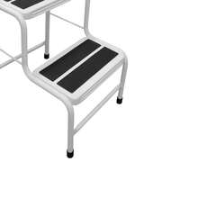 Escada Escadinha Banqueta Aço 2 Degraus KlicMix - Branco - Visão 2