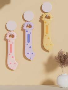 1pc Multifunctional Pet Can Spoon With Cat Paw Design For Feeding, Mixing, And Covering Canned Food, Including Can Opener, Pet Feeding Supplies - Multicolor - View 8