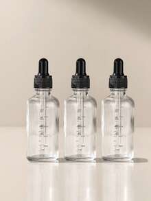 1PC 5ml-100ml Dropper Bottles With Scale Reagent Eye Drop Glass Aromatherapy Liquid Pipette Bottle Refillable Bottles Travel Perfume Bottle Containers