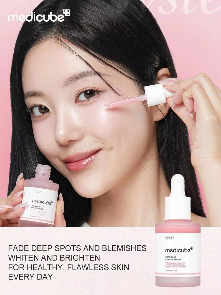 Medicube DNA+PDRN 粉色肽精华液 30ml - PDRN PINK PEPTIDE SERUM - 查看 1