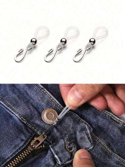 10/5/1pcs Denim Zipper Support Strap, Denim Zipper Support Strap, Prevent Zipper Slippage, Waist Zipper Support Strap, Prevent Zipper Sliding, Can Also Be Used To Fix Pants Zipper