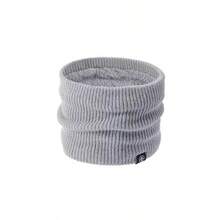 1条优雅纯色涤纶围巾 - 带保暖内衬 - 弹力针织围脖 - 冬季外出必备 - 保暖防风 - 男女通用 - 适合户外使用 - 可机洗（内衬颜色随机） - 彩色 - 查看 8