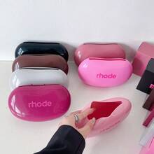 Bolsa de regalo Hailey de edición limitada, neceser de silicona, disponible en 7 colores. Neceser de viaje ligero, neceser y neceser. - Bolsa de cosméticos + caja de color rojo rosa - Ver 3