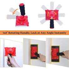 Pinceles profesionales de 7 pulgadas y 5 pulgadas para pintar con látex, con bandeja. Herramientas multifuncionales para pintar paredes, techos y esquinas, separador de color y recortador