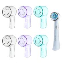 6 Pack Dustproof Toothbrush Heads Cover Case Compatible With OB IO Series Pro 1000 1500 5000 7500 Electric Toothbrushes, Protective Travel Cap For Brush Heads, Keeps Bristles Clean, Hygienic Storage, Durable Travel-Friendly Design, Fits Most Head Sizes, Prevents Debris, Ideal For Home, Dorm, And Office On-The-Go, Great For Daily Use And Shared Routines, Convenient For Family Care And Personal Oral Hygiene Maintenance, Enhances Travel Convenience And Organization, Premium, Practical, And User-Friendly Accessory Choice For Clean, Fresh Experiences - Multicolor - View 1