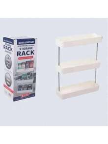 Estante organizador multifuncional de 3 niveles,Estante De Cocina Multifunción De 3 Capas Organizador - Blanco - Ver 5