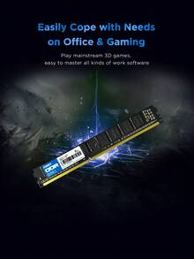 DDR3 RAM Memory Module 4G/8G 1600MHz High-Performance PC3-10600 4GB Desktop New Dimm Rams CL9, Unbuffered Dual Rank 240 Pin UDIMM Desktop PC Computer Memory RAM(SDRAM) Module Upgrade - Black - View 7